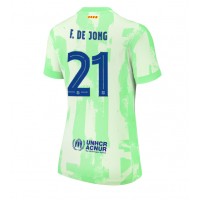 Barcelona Frenkie de Jong #21 Tredjedrakt Dame 2024-25 Kortermet